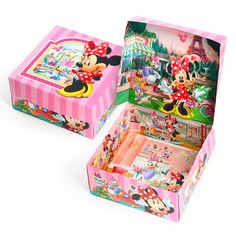 Коробка подарочная складная с 3д beautifil girl, минни маус, 15 х 15 х 7 см Disney