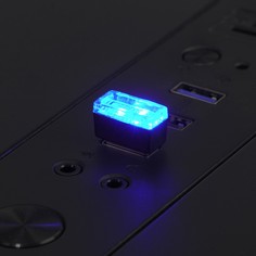 Подсветка в салон автомобиля, usb, синий Cartage