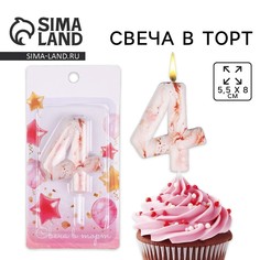 Свеча для торта, цифра Страна Карнавалия