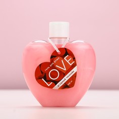 Гель для душа love, 430 мл, аромат ягодного чизкейка, чистое счастье