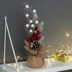 Новогодняя композиция на стол Зимнее волшебство