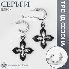Серьги металл Queen Fair