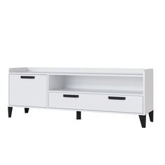 Тумба тв парус-8, 1600 х 400 х 570, белый No Brand