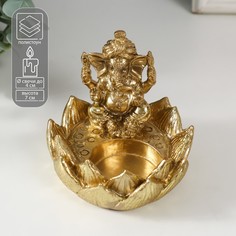 Подсвечник полистоун на 1 свечу No Brand
