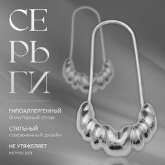 Серьги металл Queen Fair