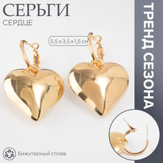 Серьги металл Queen Fair