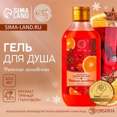 Гель для душа ural lab, 300 мл, аромат пряного глинтвейна, новый год