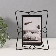 Фоторамка металл на 1 фото 10х15 см No Brand