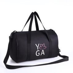 Сумка спортивная женская, textura, маленький размер, цвет черный