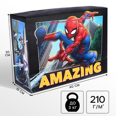 Пакет-коробка, 40 х 30 х 15 см Marvel