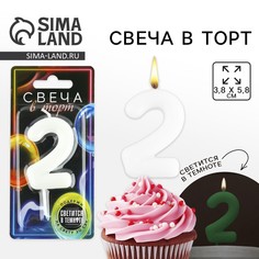 Свеча для торта, цифра Страна Карнавалия