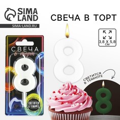 Свеча для торта, цифра Страна Карнавалия