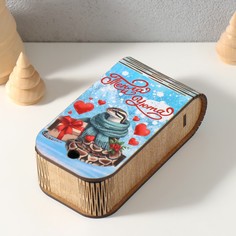 Новогодняя шкатулка-книга No Brand