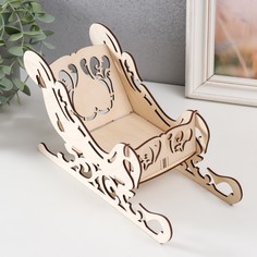 Новогодняя шкатулка дерево для конфет No Brand