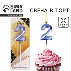 Свеча для торта, цифра Страна Карнавалия
