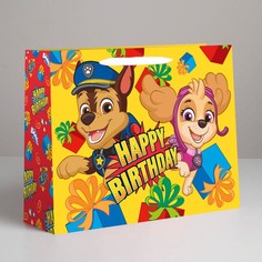 Пакет подарочный крафт PAW Patrol