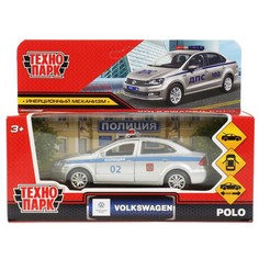 Машина металлическая Volkswagen, Технопарк POLO-12POL-SR
