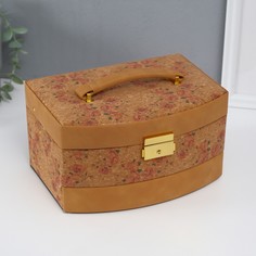 Шкатулка кожзам для украшений No Brand