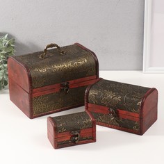 Шкатулка дерево сундучок No Brand
