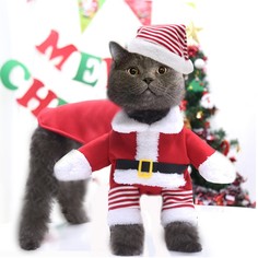 Новогодний костюм для собак No Brand