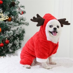 Новогодний костюм для животных No Brand