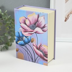 Шкатулка кожзам для украшений книга No Brand