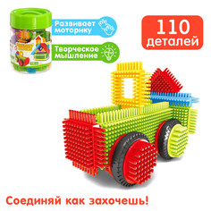Конструктор игольчатый mini bristles, 110 деталей No Brand