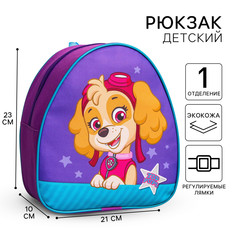 Рюкзак детский для девочки, 23х21х10 см, щенячий патруль PAW Patrol