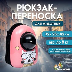 Рюкзак для переноски кошек Пижон