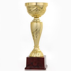 Кубок 120с, наградная фигура, золото, подставка пластик, 29,5 × 10 × 9,5 см Командор