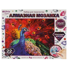 Набор для творчества (аппликация/мозаика) МУЛЬТИ АРТ AM30x40-MULTI38