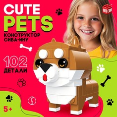 Конструктор cute pets, сиба-ину, 102 детали Unicon