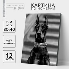 Картина по номерам на холсте с подрамником Школа талантов
