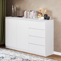 Комод мадера, 1604х404х990, белый No Brand