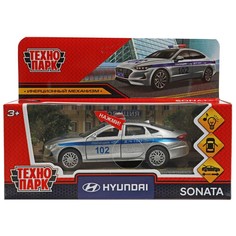 Машина металлическая HYUNDAI, Технопарк SONATA-12SLPOL-SR