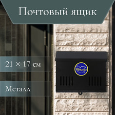 Ящик почтовый без замка (с петлей), горизонтальный No Brand