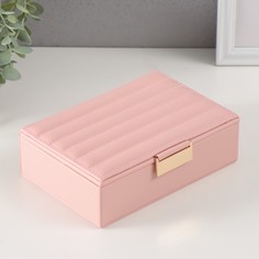 Шкатулка кожзам для украшений No Brand