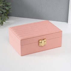 Шкатулка кожзам для украшений No Brand