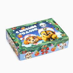 Коробка подарочная, 21х15х5 см, щенячий патруль PAW Patrol