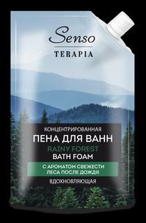 ST Концентрированная пена для ванн «RAINY FOREST» вдохновляющая, 500 мл дой-пак Senso Terapia