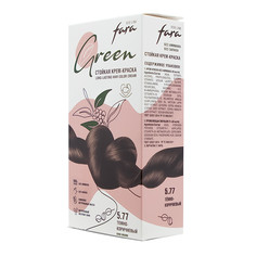 Краска для волос Eco Line Green 5.77 темно-коричневый Fara