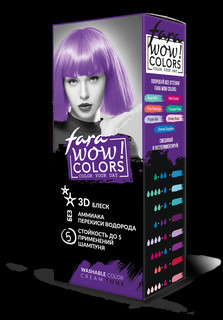 WOW Colors Смываемый оттеночный крем тон «Persian Indigo» (Чернильный), 80 мл Fara