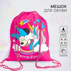 Мешок для обуви 420 х 350 мм, минни маус Disney