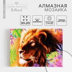Алмазная мозаика с полным заполнением на холсте Школа талантов