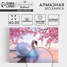 Алмазная мозаика с частичным заполнением на холсте Школа талантов