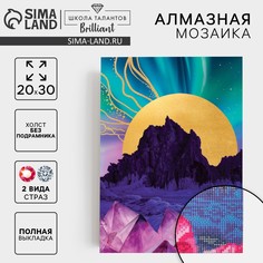 Алмазная мозаика с полным заполнением на холсте Школа талантов