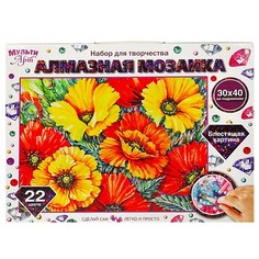 Набор для творчества (аппликация/мозаика) МУЛЬТИ АРТ AM30x40-MULTI49