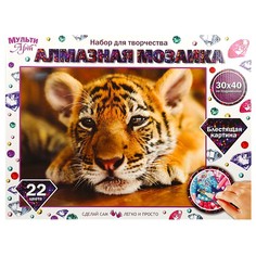 Набор для творчества (аппликация/мозаика) МУЛЬТИ АРТ AM30X40-MULTI29