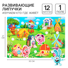 Игра развивающая на липучках Смешарики