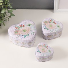 Шкатулка металл сердце No Brand